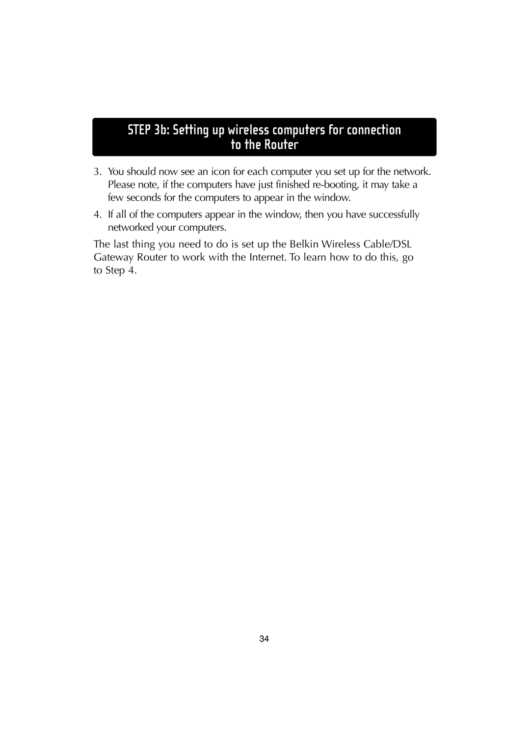 Belkin F506230-3 user manual To the Router 