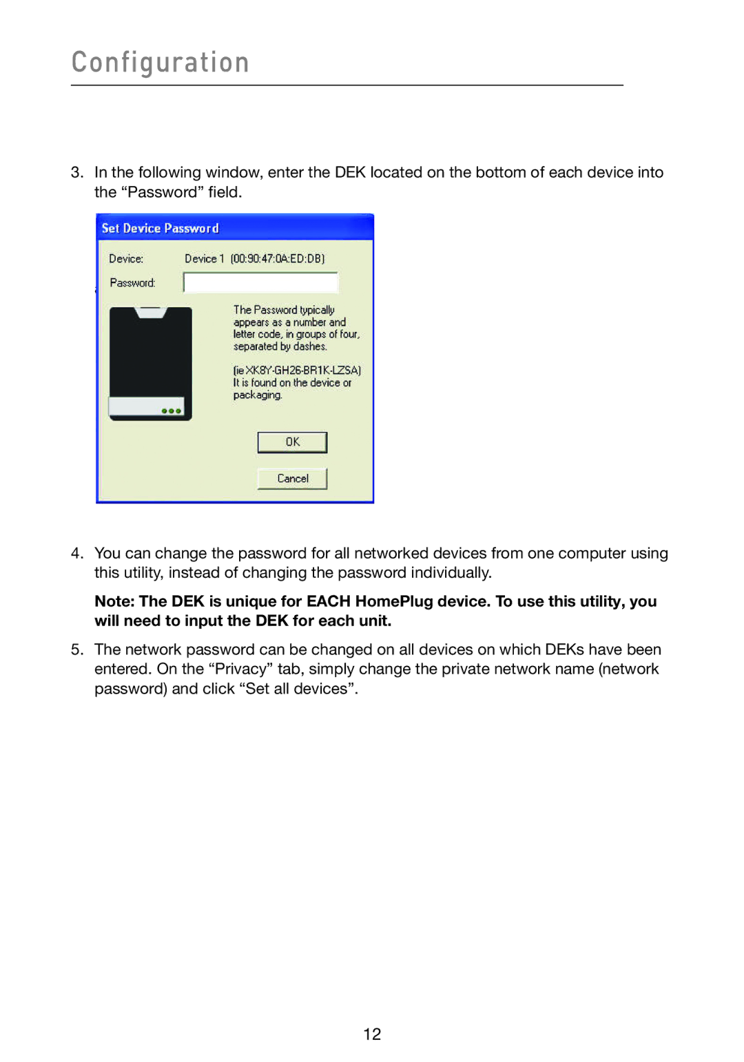 Belkin F5D4071 user manual Configuration 