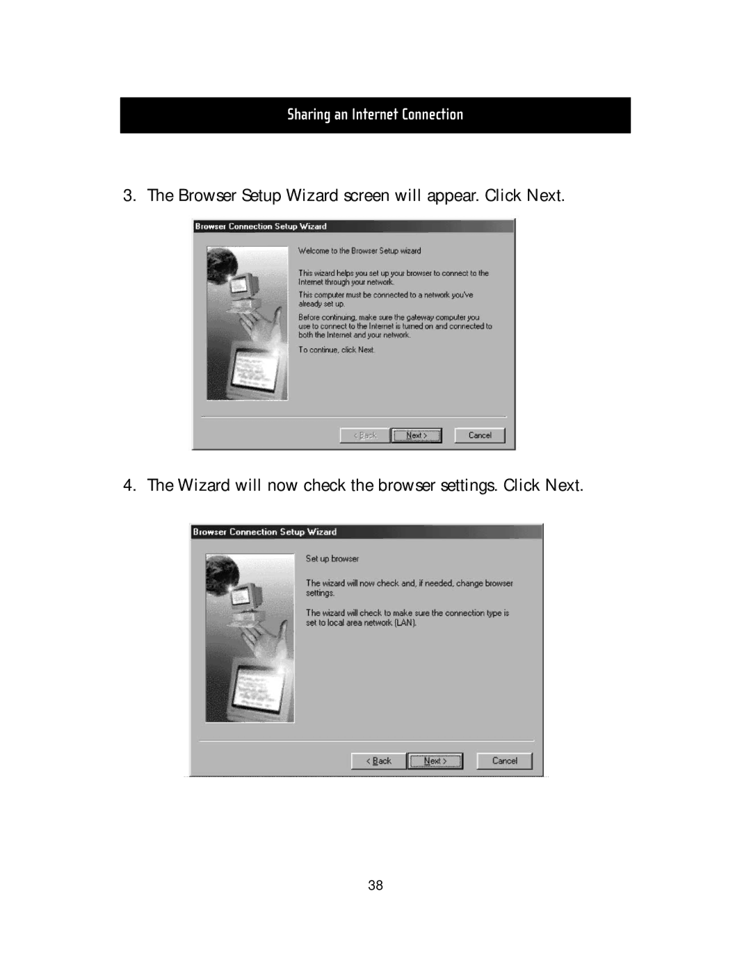 Belkin F5D5000t manual Sharing an Internet Connection 