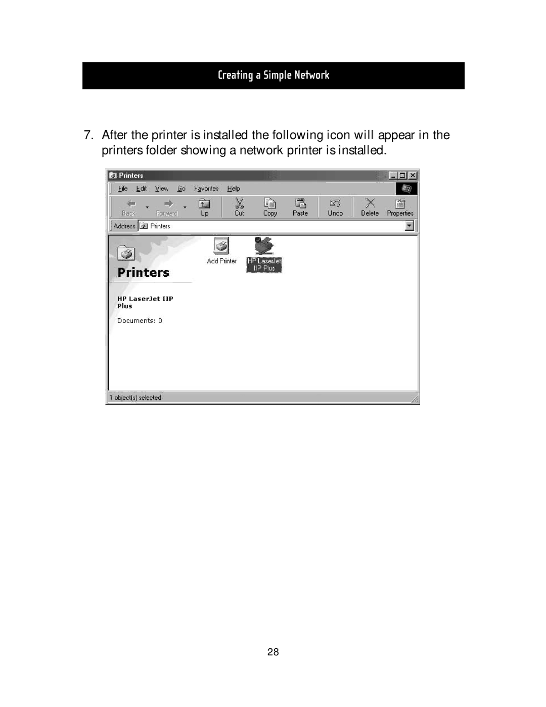 Belkin F5D5020T manual Creating a Simple Network 