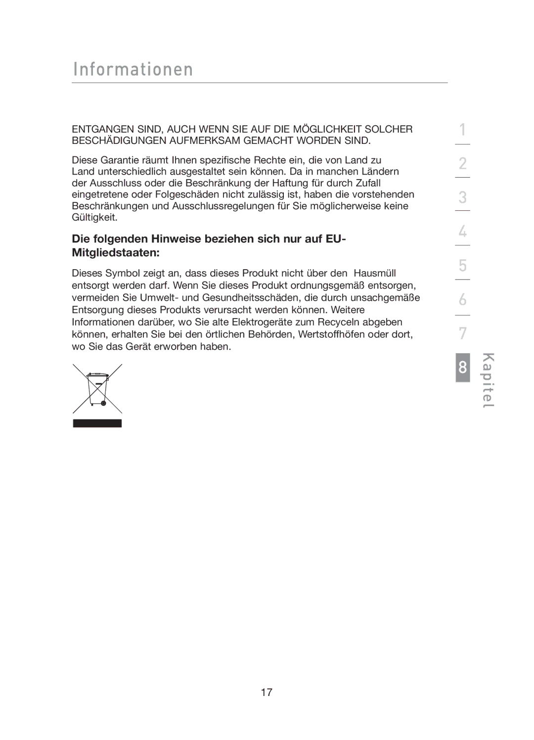 Belkin F5D5141uk16 user manual Informationen 