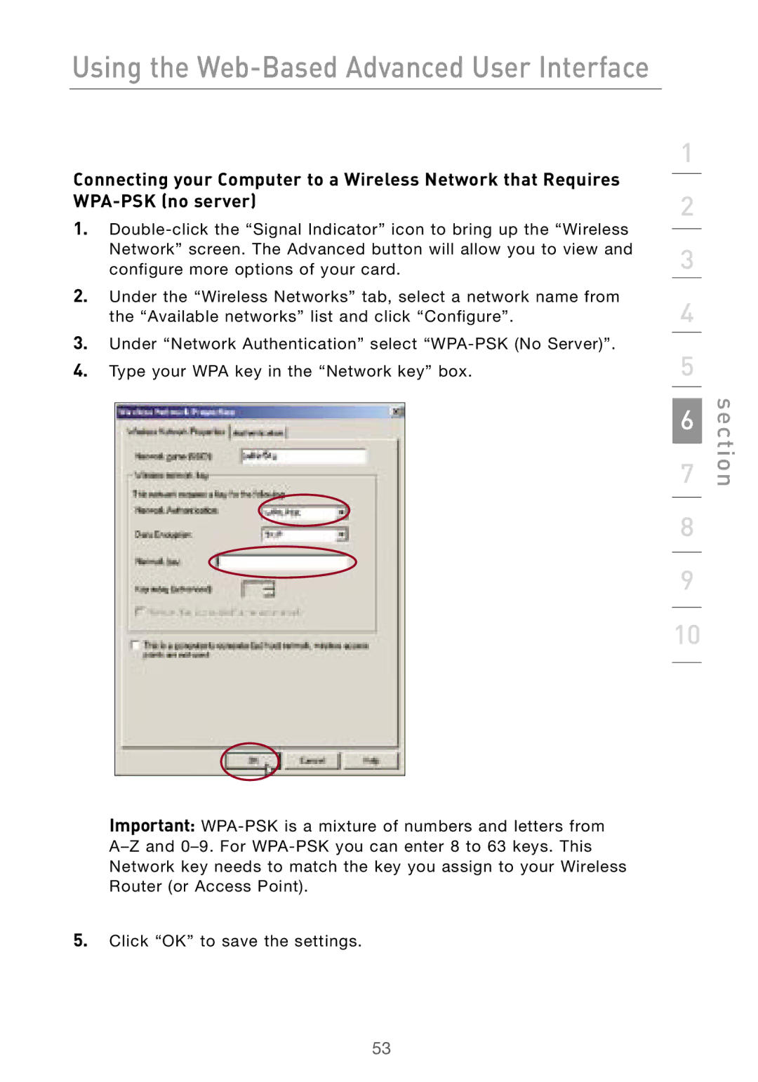 Belkin F5D7000 user manual Using the Web-Based Advanced User Interface 