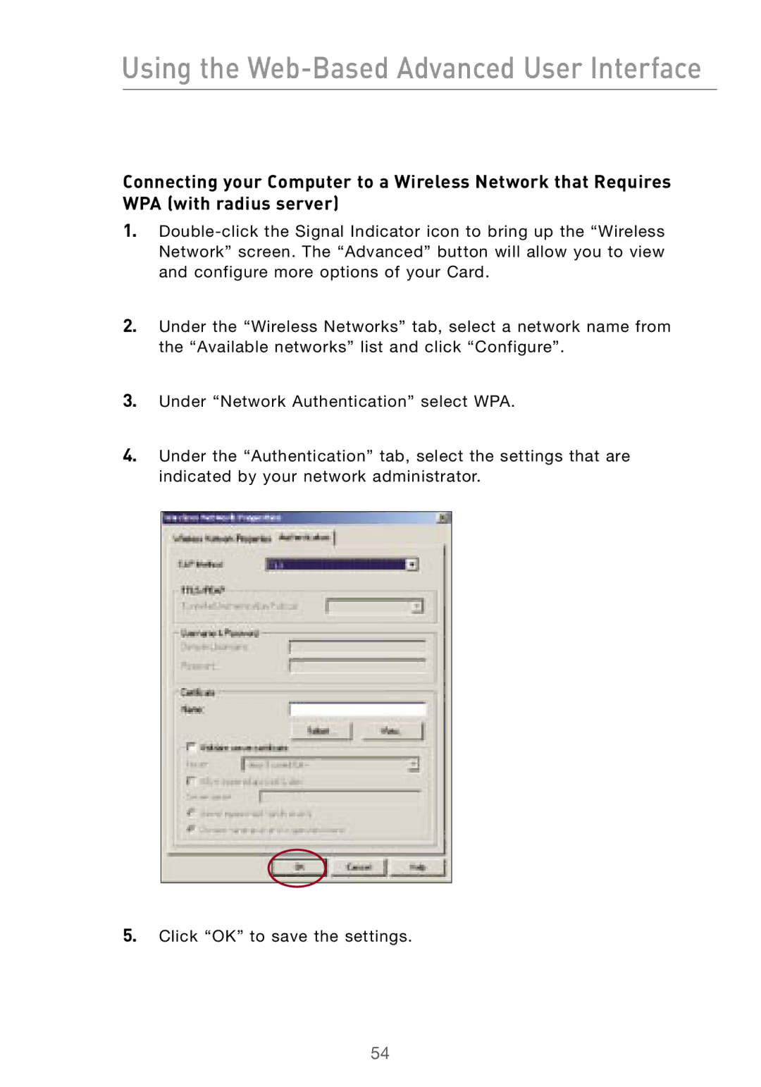 Belkin F5D7000 user manual Using the Web-Based Advanced User Interface 