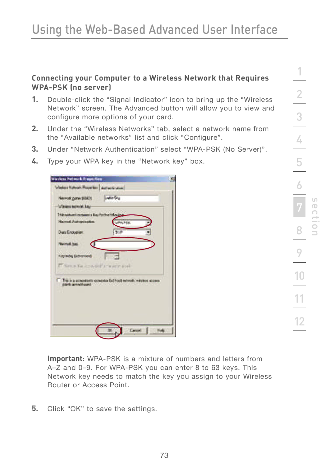 Belkin F5D7230AU4P user manual Using the Web-Based Advanced User Interface 