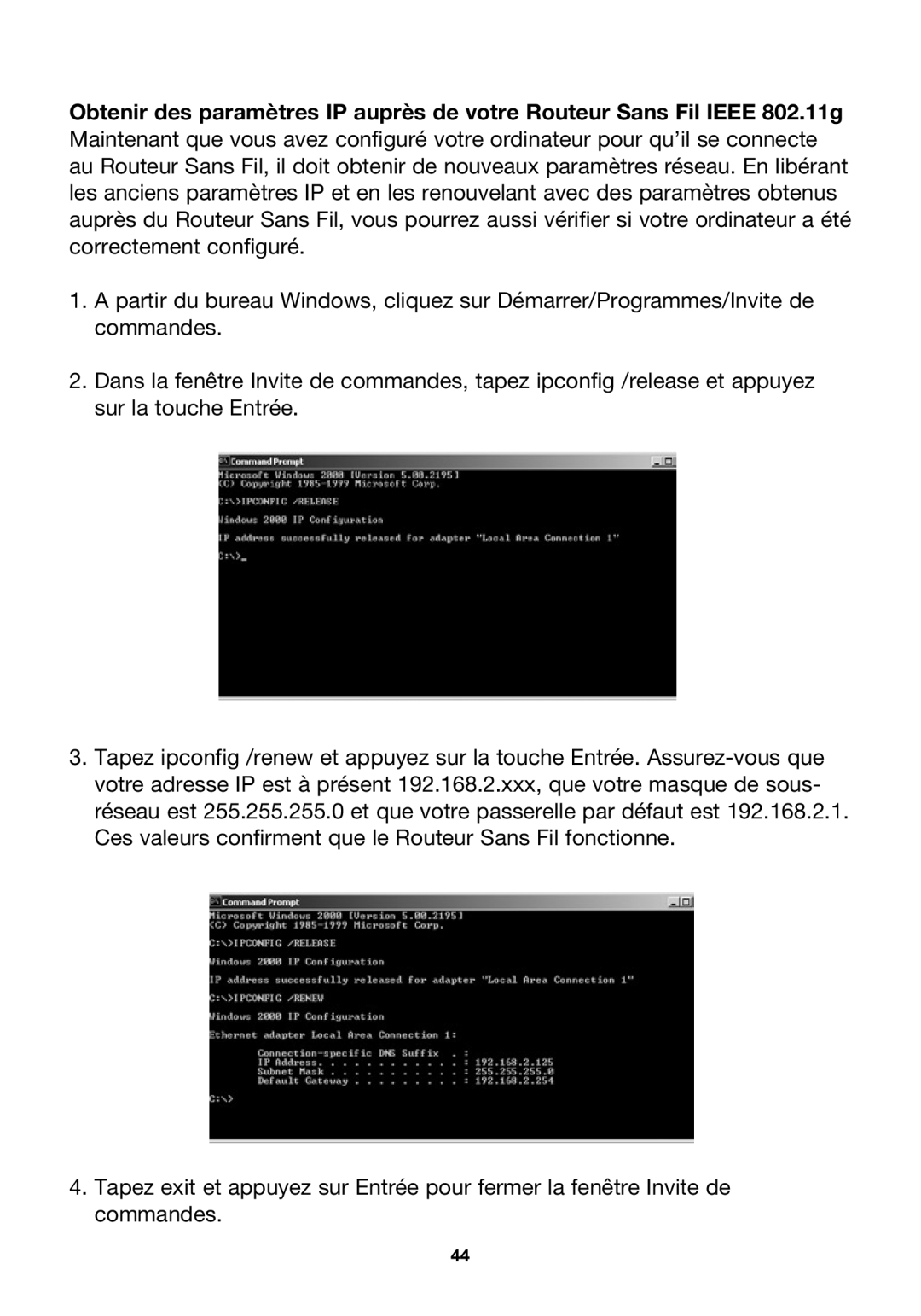 Belkin F5D7230ea4-E, P74847ea-A user manual 