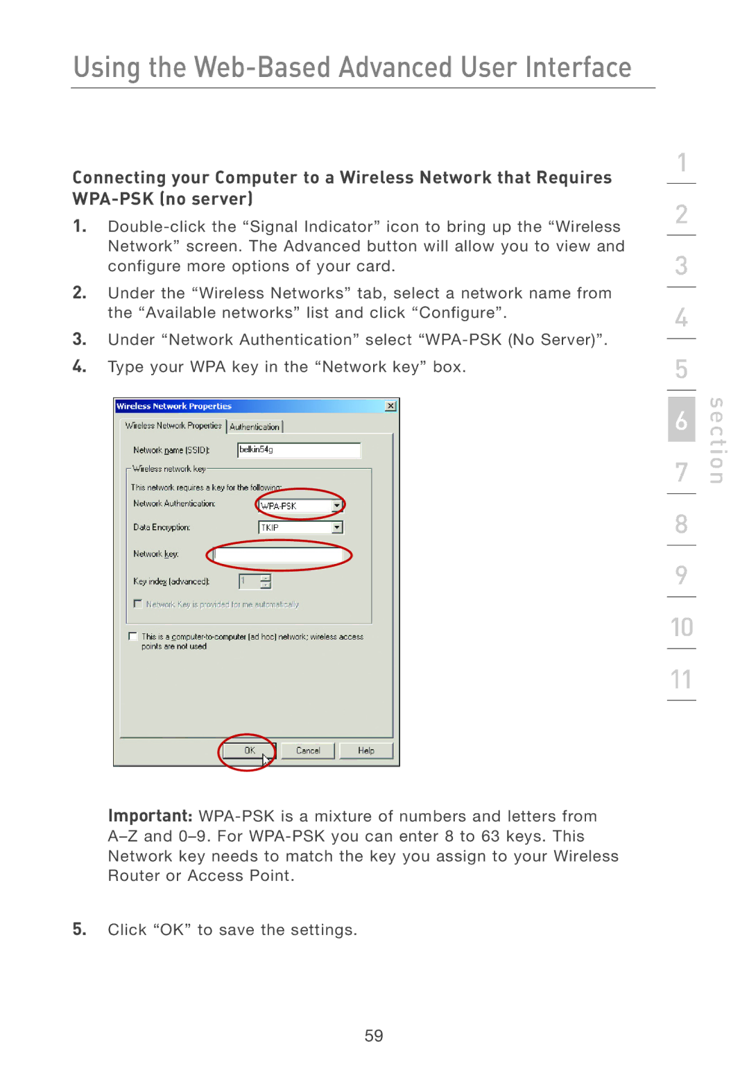 Belkin F5D7231-4 user manual Using the Web-Based Advanced User Interface 