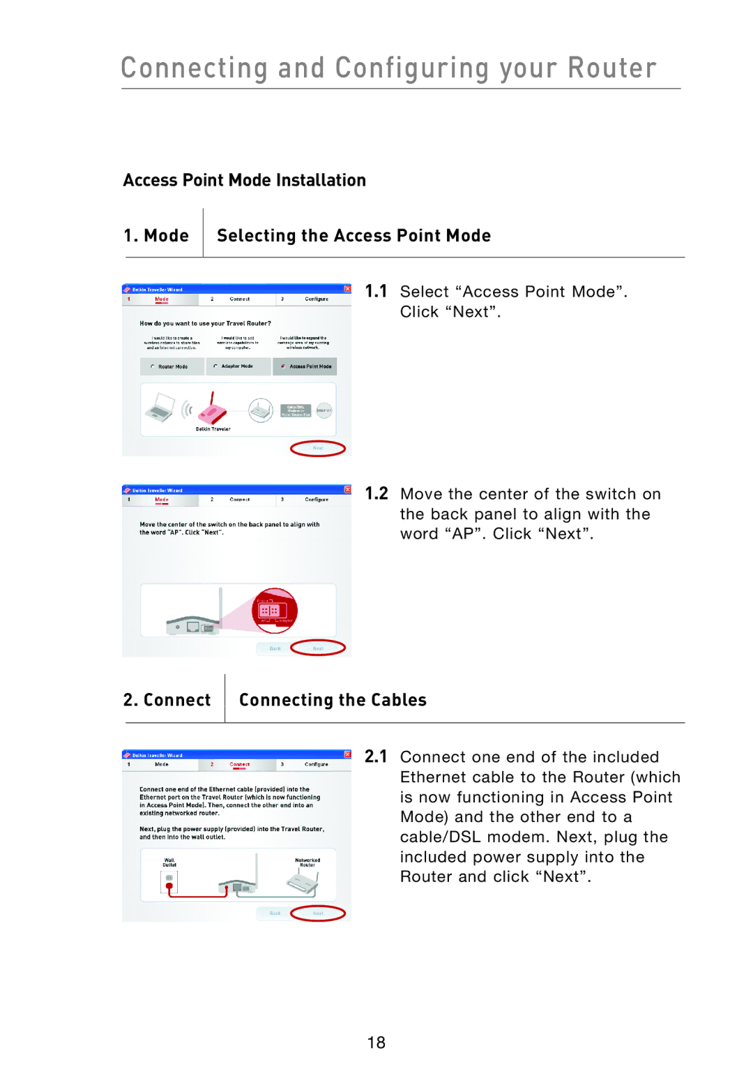 Belkin F5D7233 user manual Connecting and Configuring your Router 