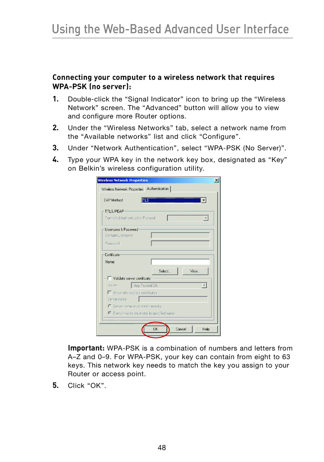 Belkin F5D7233 user manual Using the Web-Based Advanced User Interface 