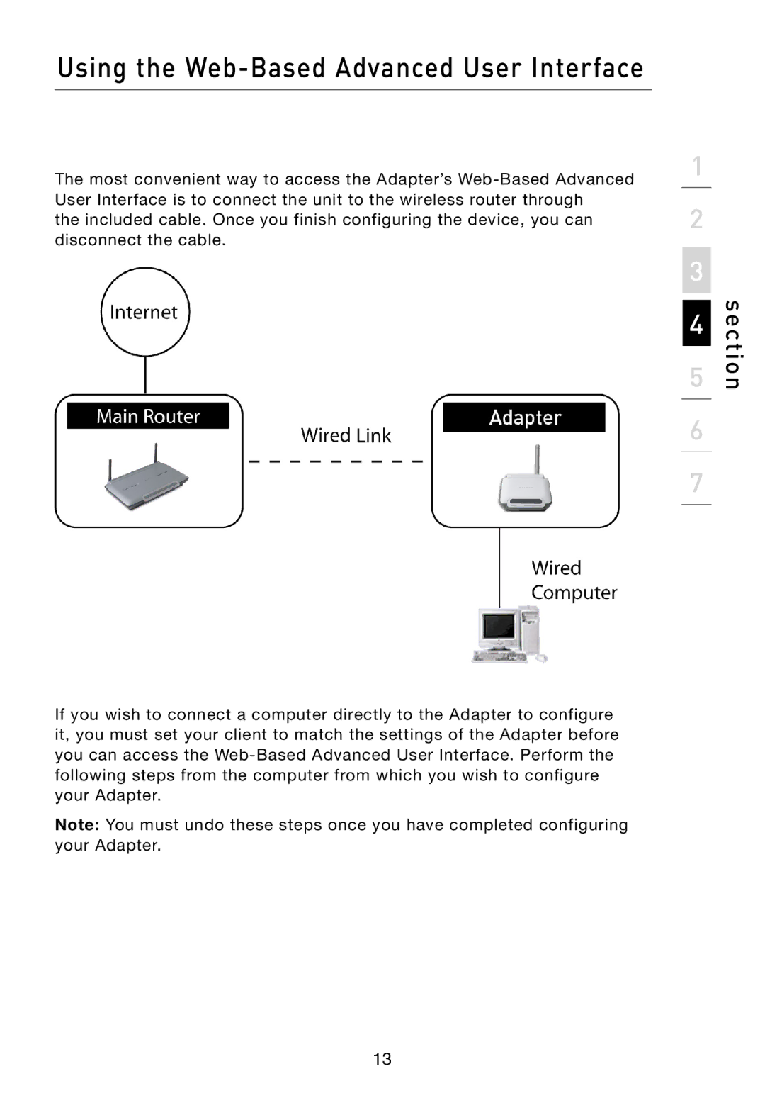 Belkin F5D7330 manual Using the Web-Based Advanced User Interface 