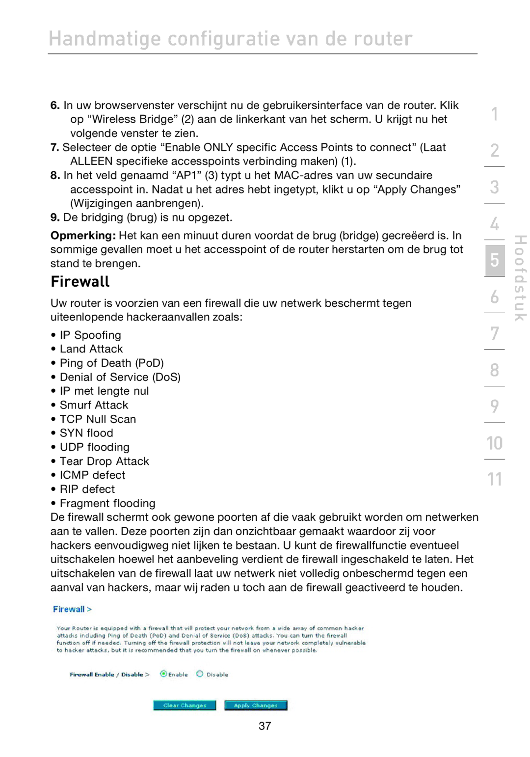 Belkin F5D7632EA4A user manual Firewall 