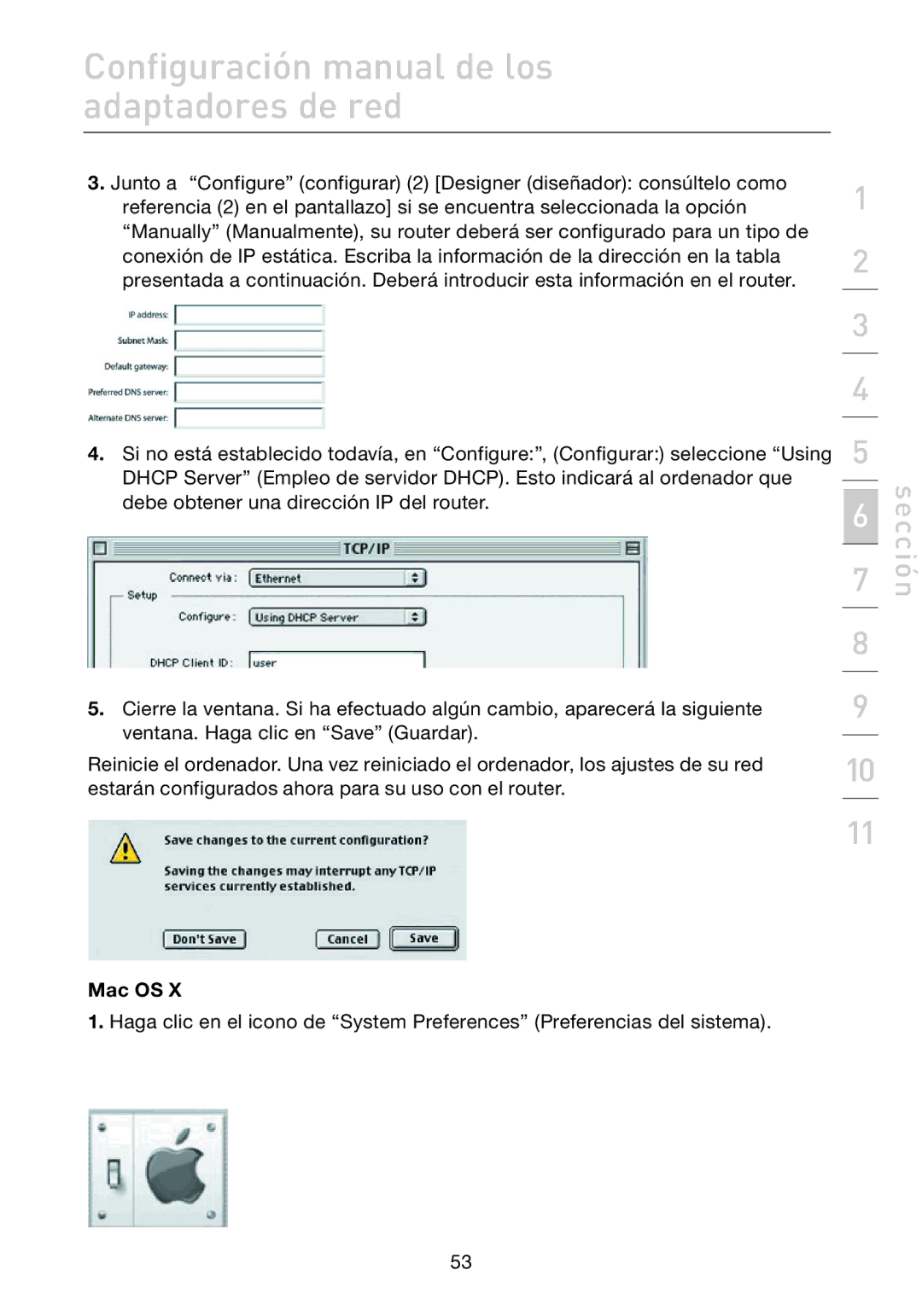 Belkin F5D7632EA4A user manual Sección 