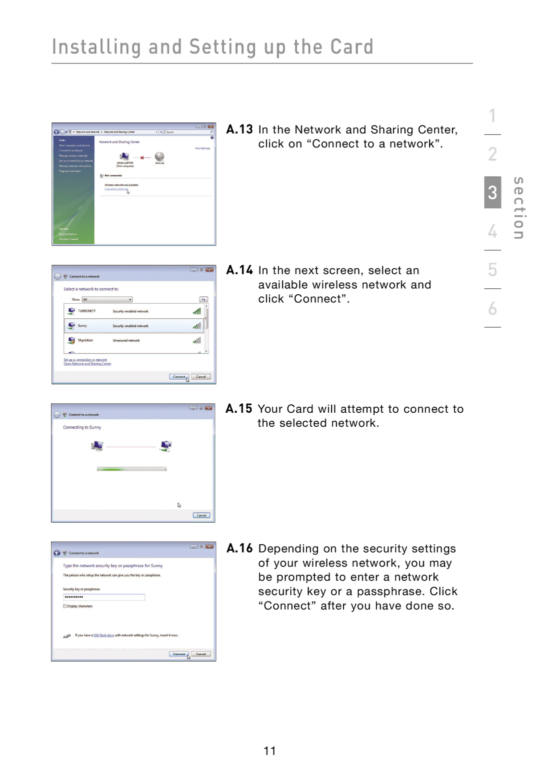 Belkin F5D8013 user manual Section 