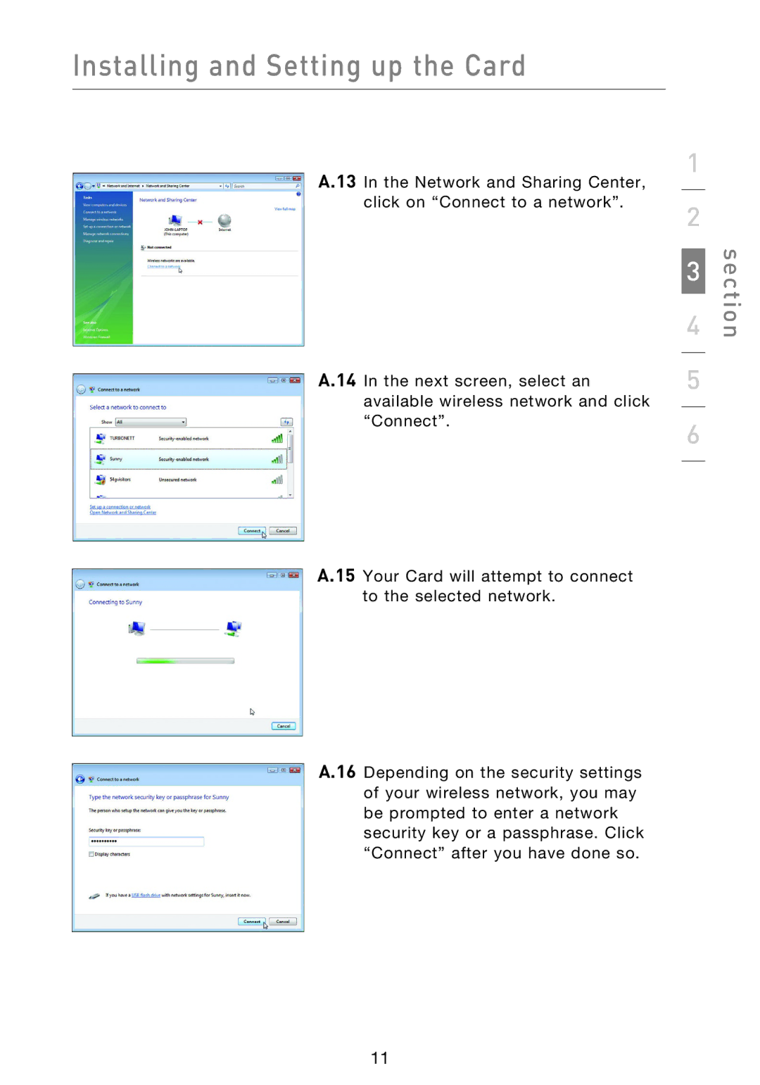 Belkin F5D8013EA user manual Section 