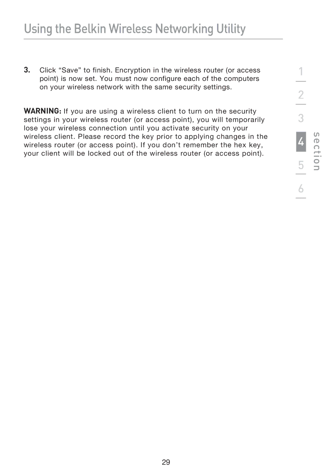 Belkin F5D8053EA user manual Using the Belkin Wireless Networking Utility 