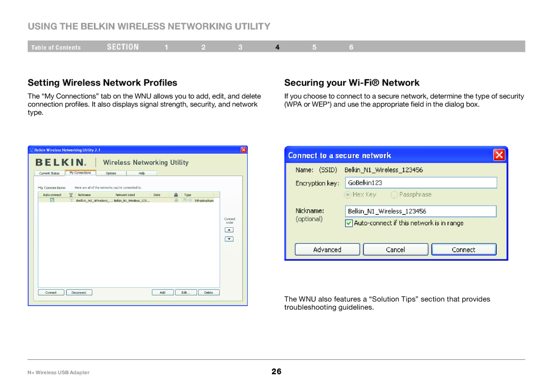 Belkin F5D8055tt, PM00730tt user manual Table of Contents 2 3 4 5 