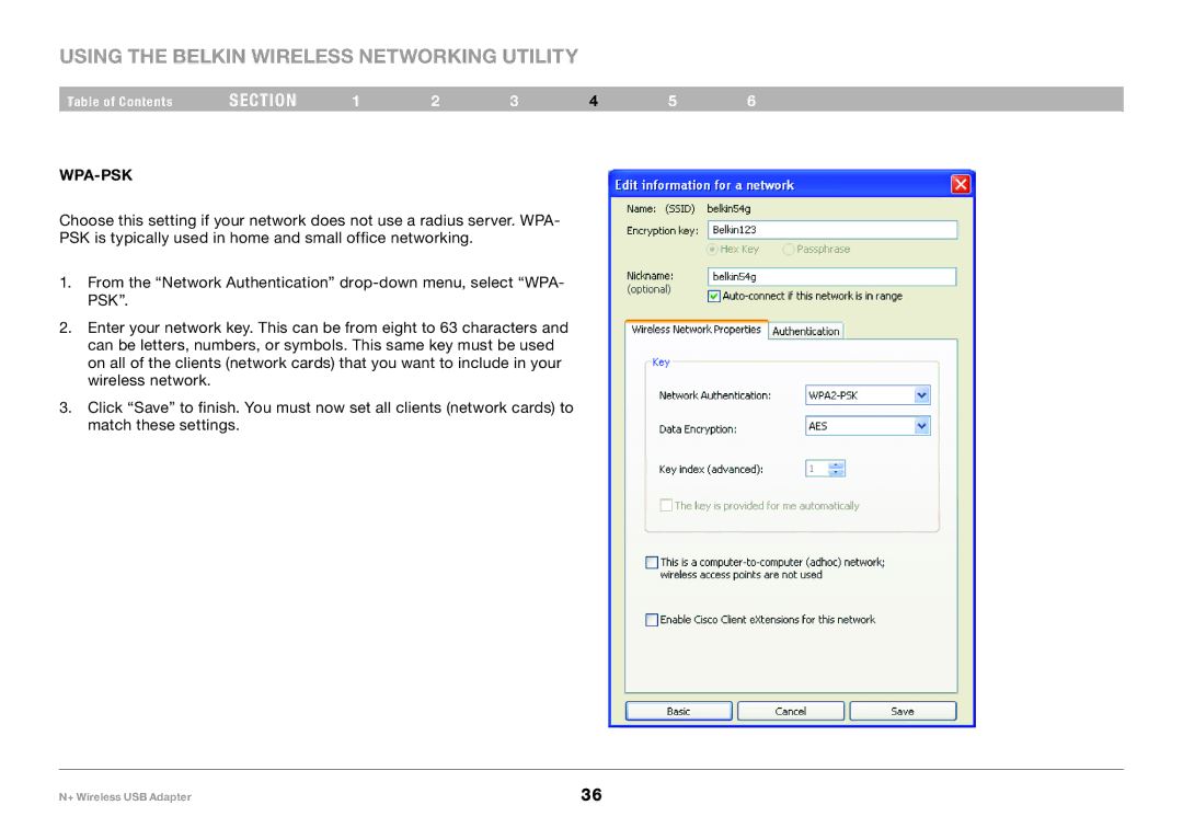 Belkin F5D8055tt, PM00730tt user manual Wpa-Psk 