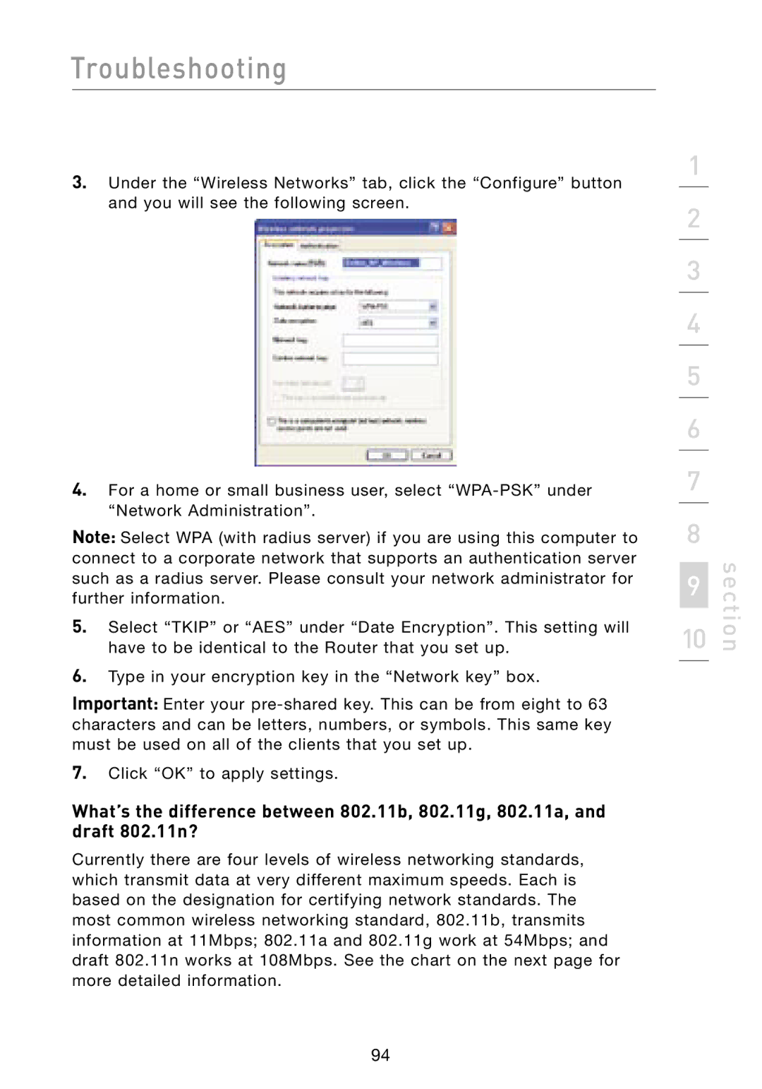 Belkin F5D8231-4 user manual Troubleshooting 