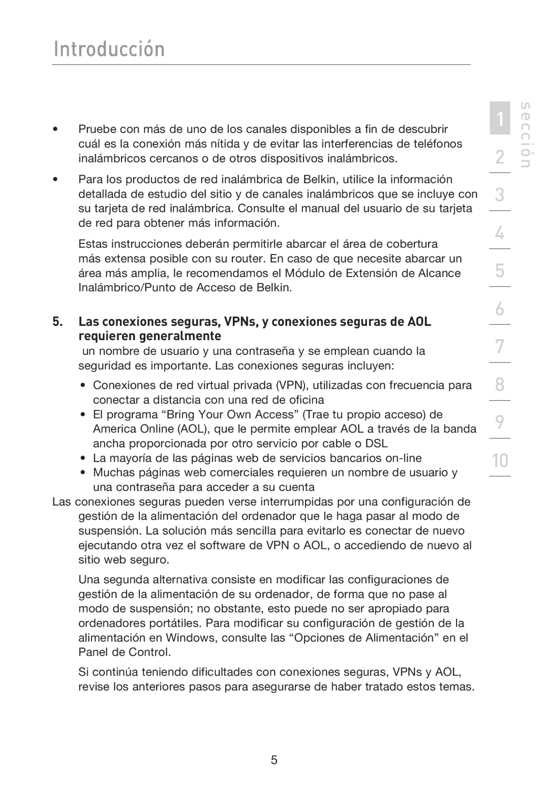 Belkin F5D8233EA4 user manual Introducción 