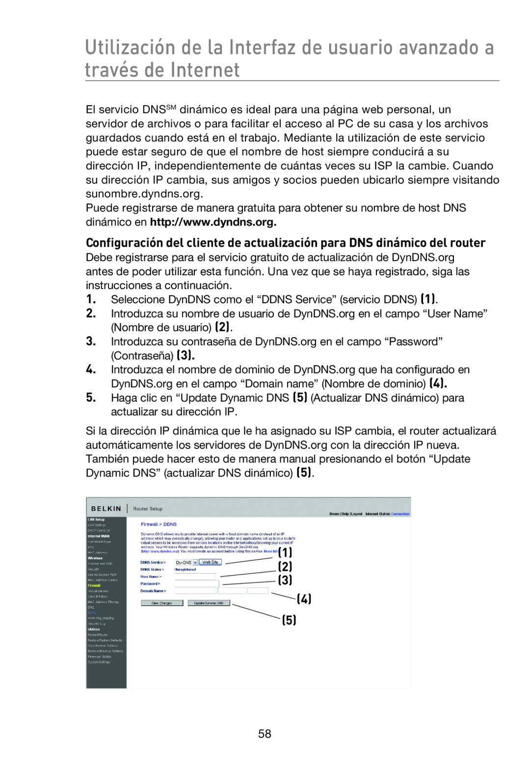 Belkin F5D8233EA4 user manual 