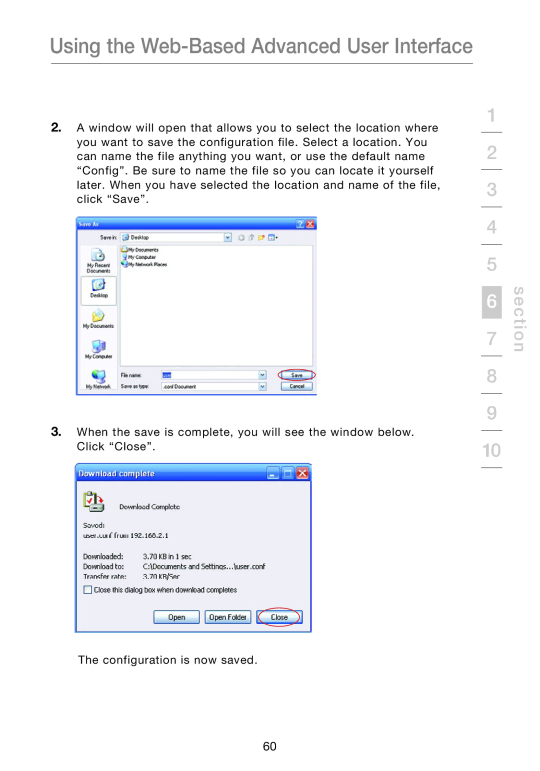 Belkin F5D8631-4 user manual Using the Web-Based Advanced User Interface 