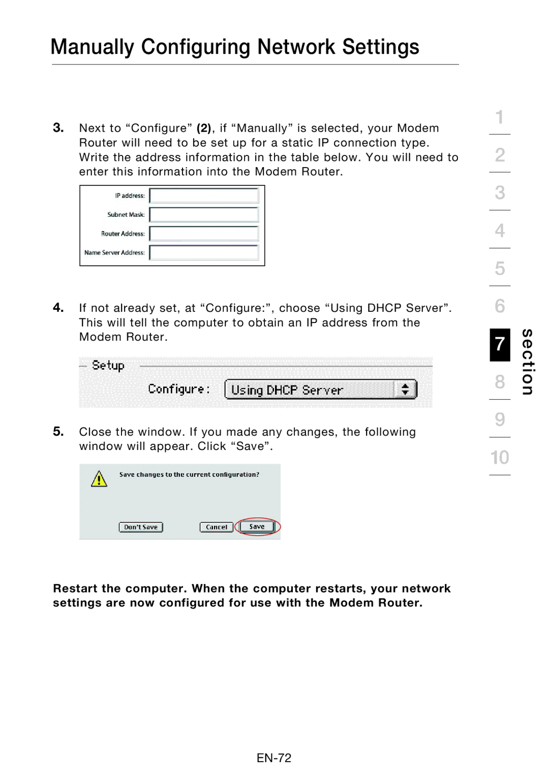 Belkin F5D8631-4 user manual EN-72 