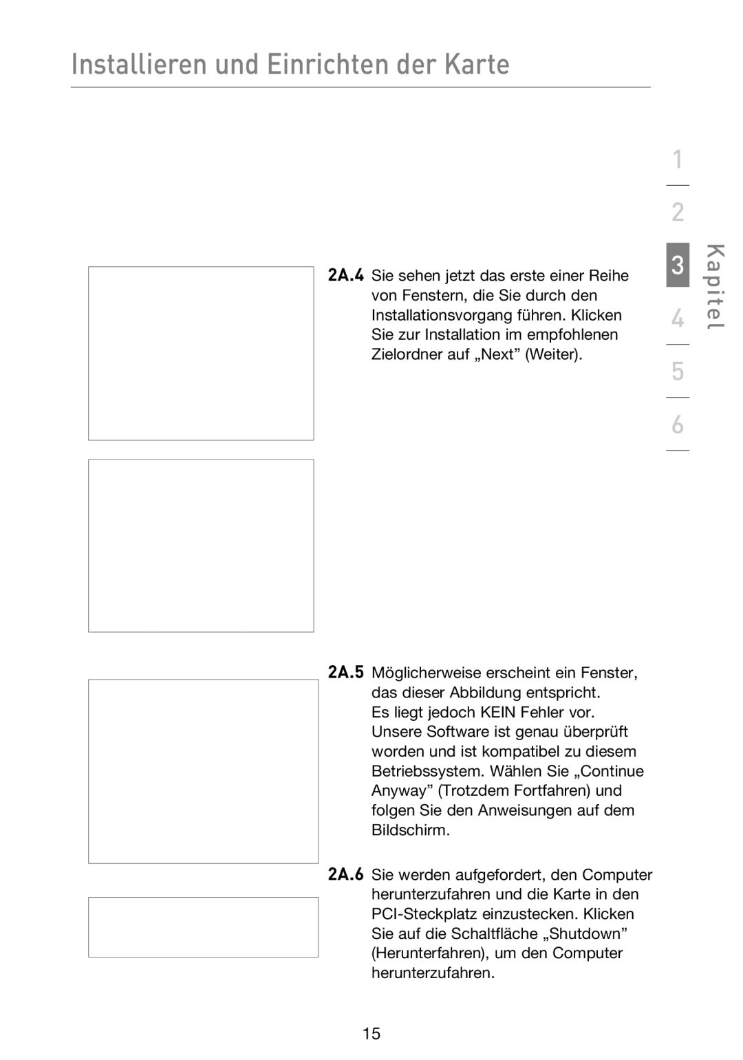 Belkin F5D9000 user manual Installieren und Einrichten der Karte 