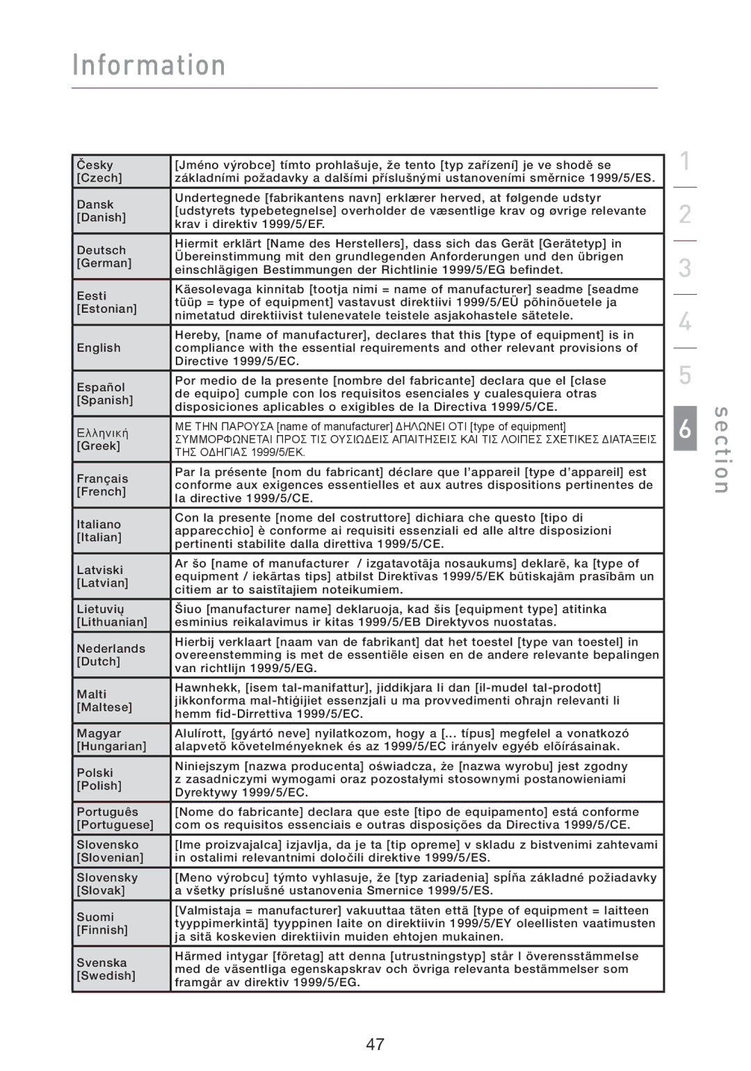 Belkin F5D9000 user manual Greek 