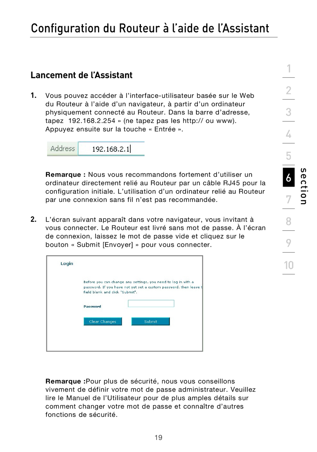 Belkin F5D9630UK4A user manual Configuration du Routeur à l’aide de l’Assistant, Lancement de l’Assistant 