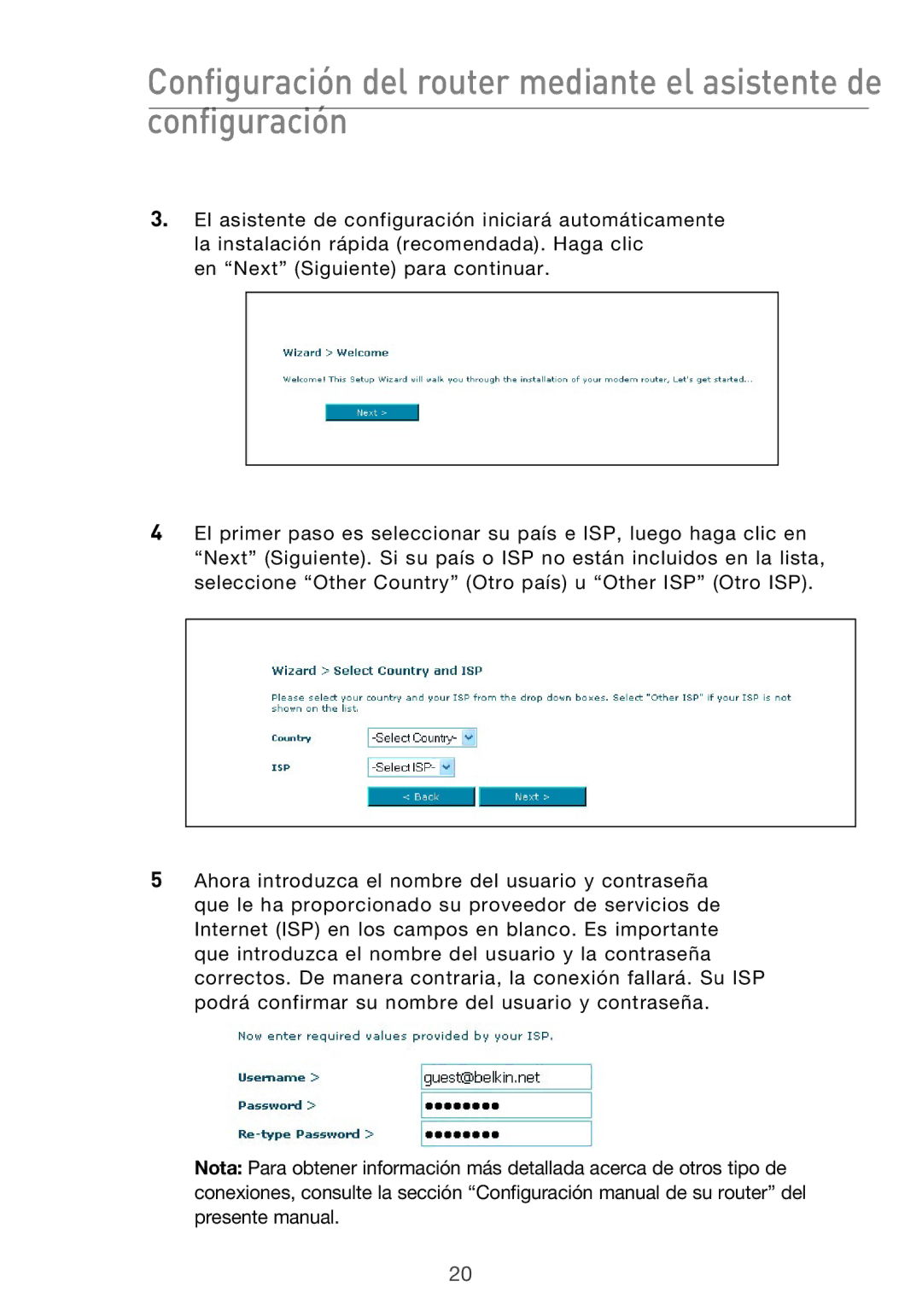 Belkin F5D9630UK4A user manual 