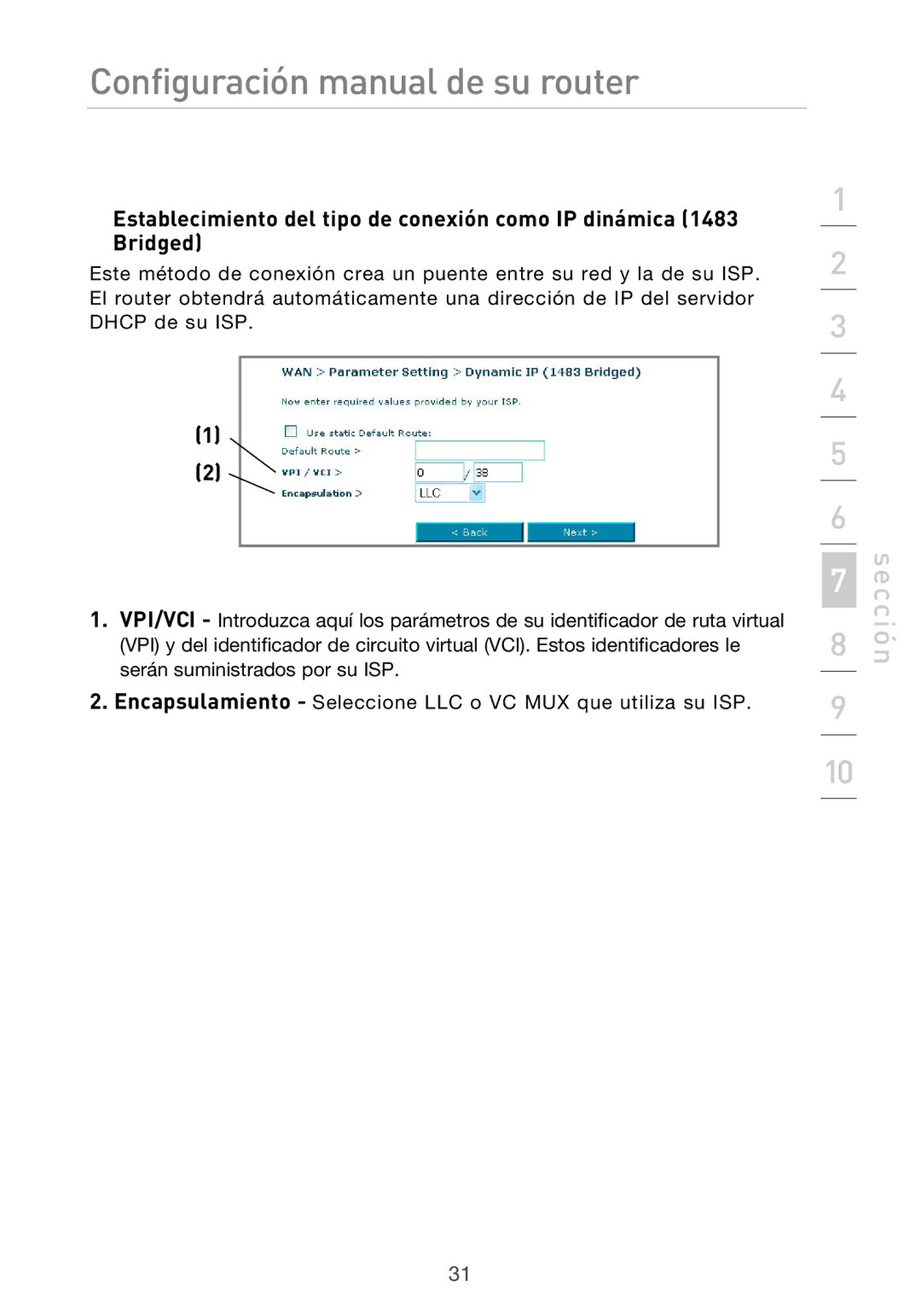 Belkin F5D9630UK4A user manual Configuración manual de su router 