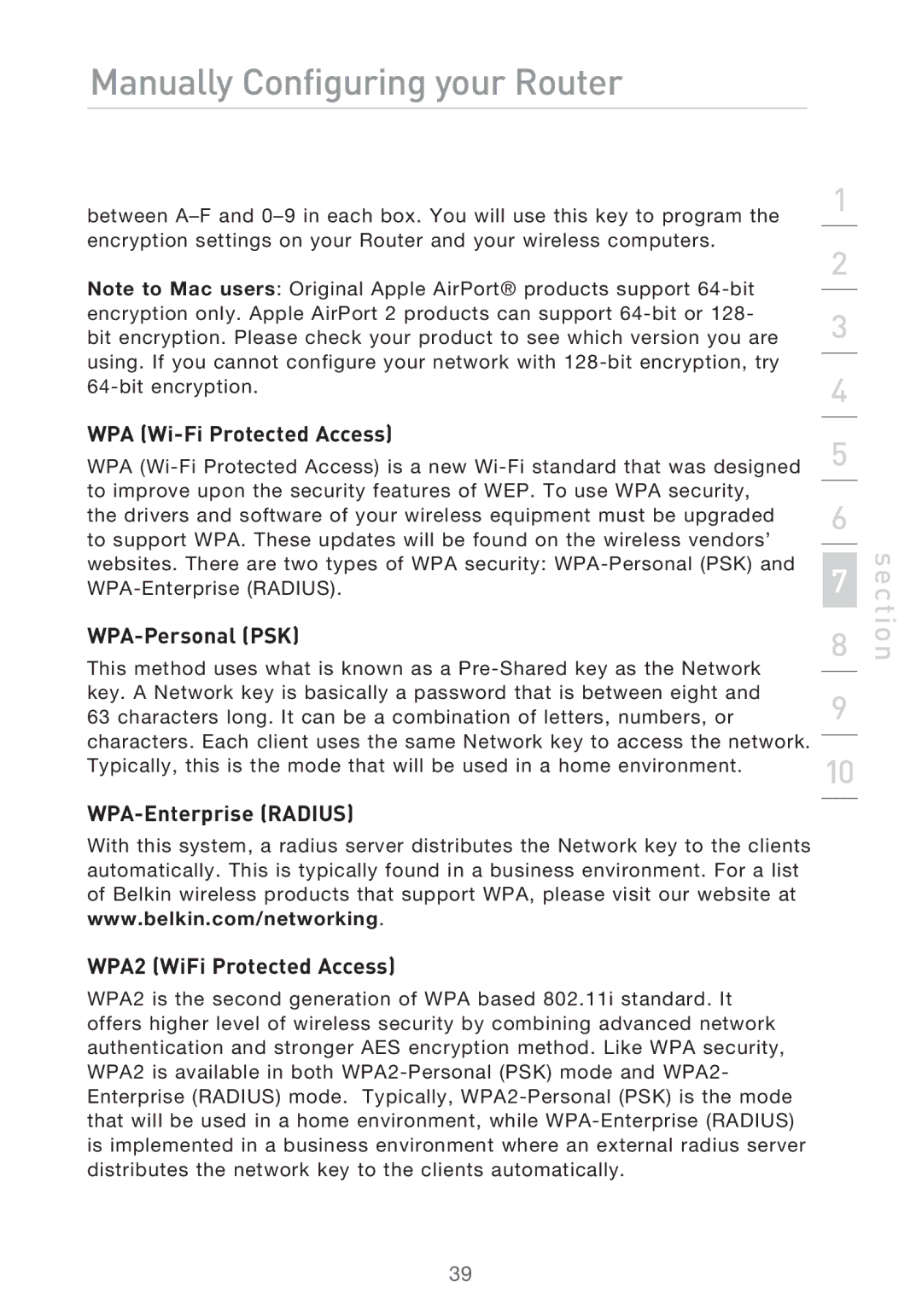 Belkin F5D9630UK4A WPA Wi-Fi Protected Access, WPA-Personal PSK, WPA-Enterprise Radius WPA2 WiFi Protected Access 