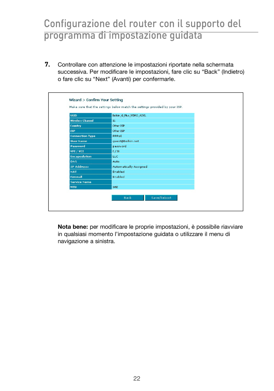 Belkin F5D9630UK4A user manual 