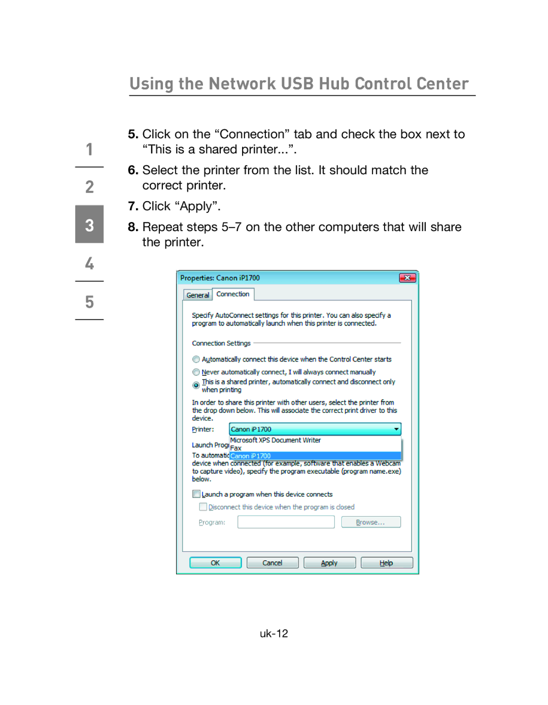 Belkin F5L009EA user manual Uk-12 