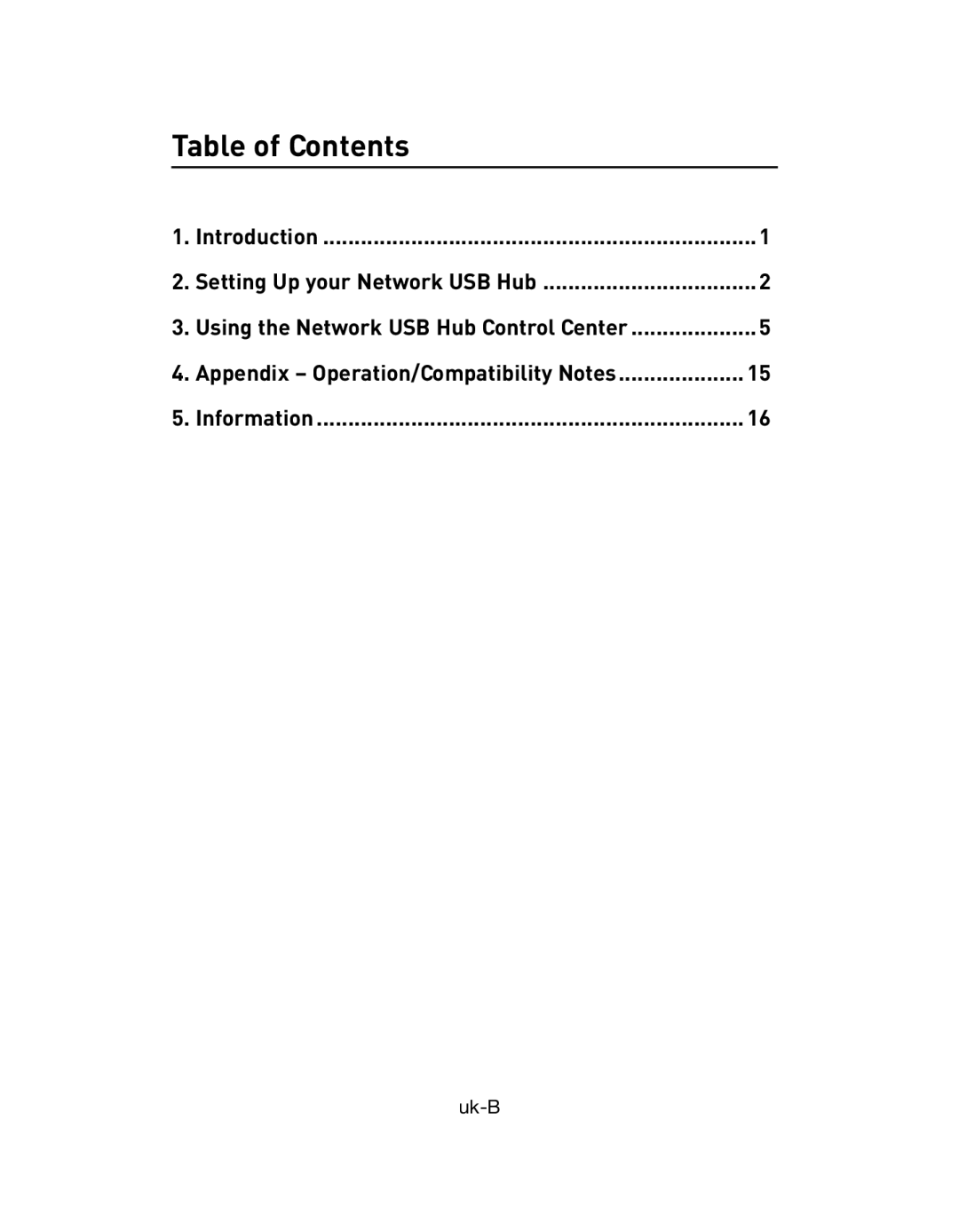 Belkin F5L009EA user manual Table of Contents 