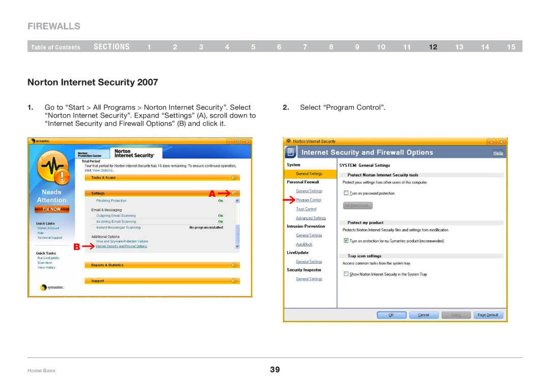 Belkin F5L049 user manual Norton Internet Security 