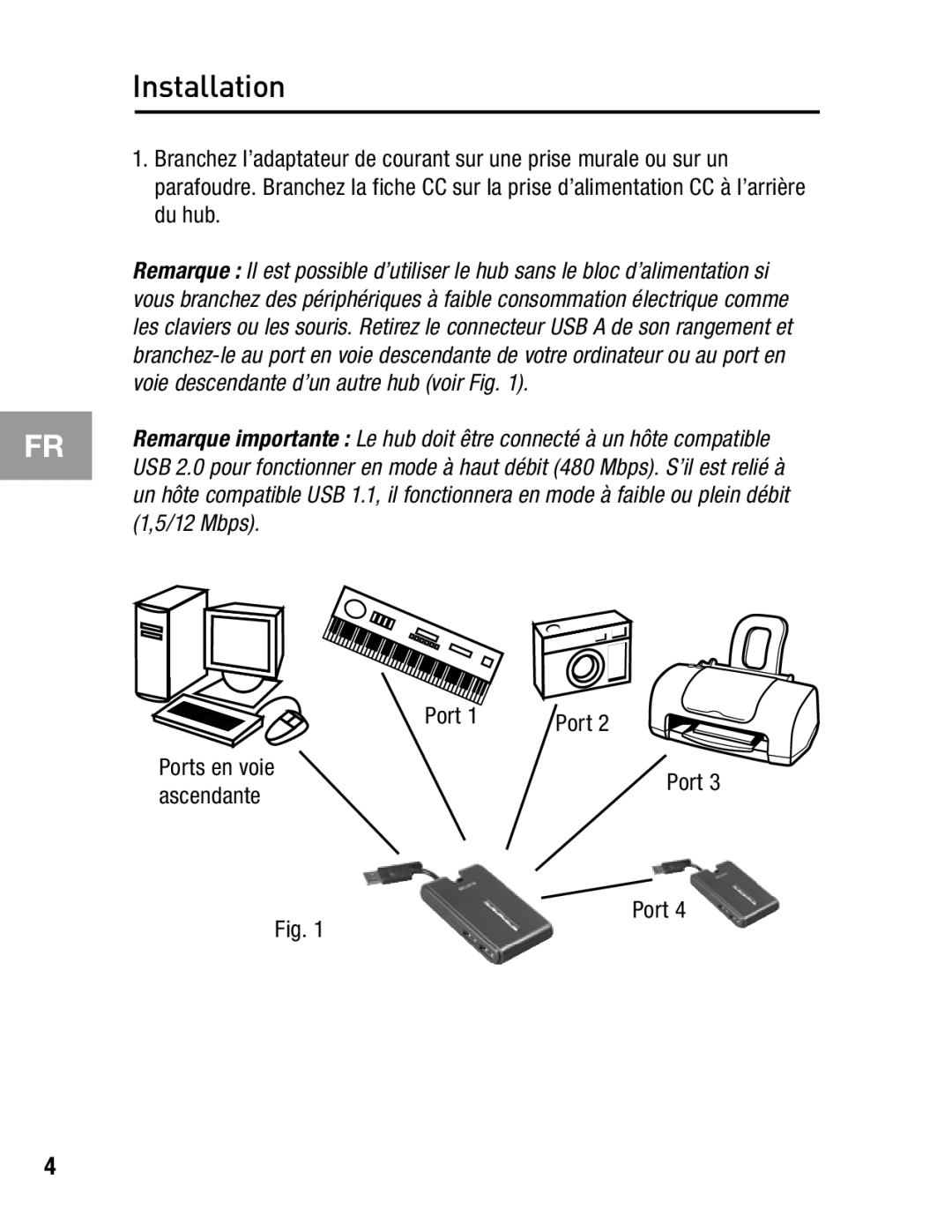 Belkin F5U217 user manual Ascendante 