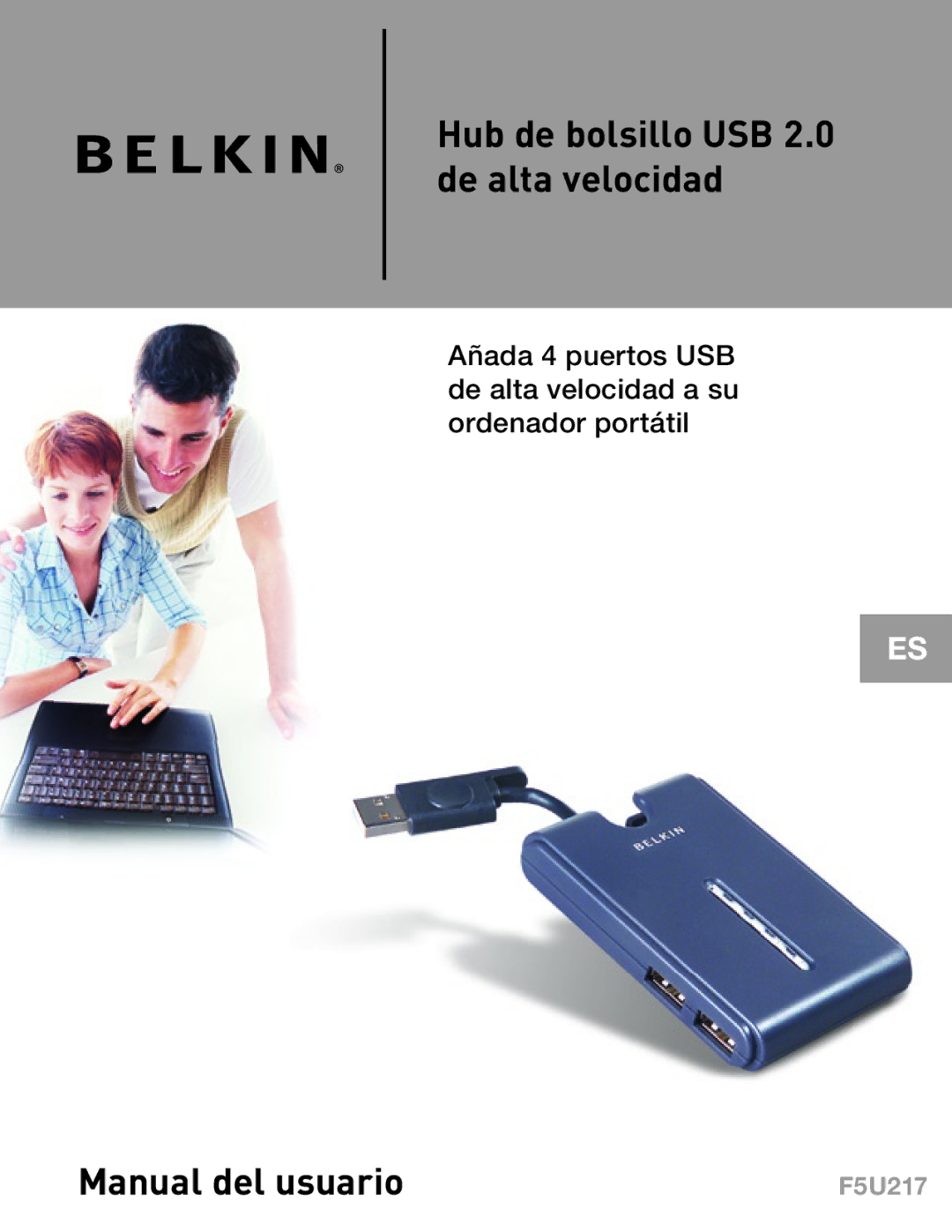 Belkin F5U217 user manual Manual del usuario 