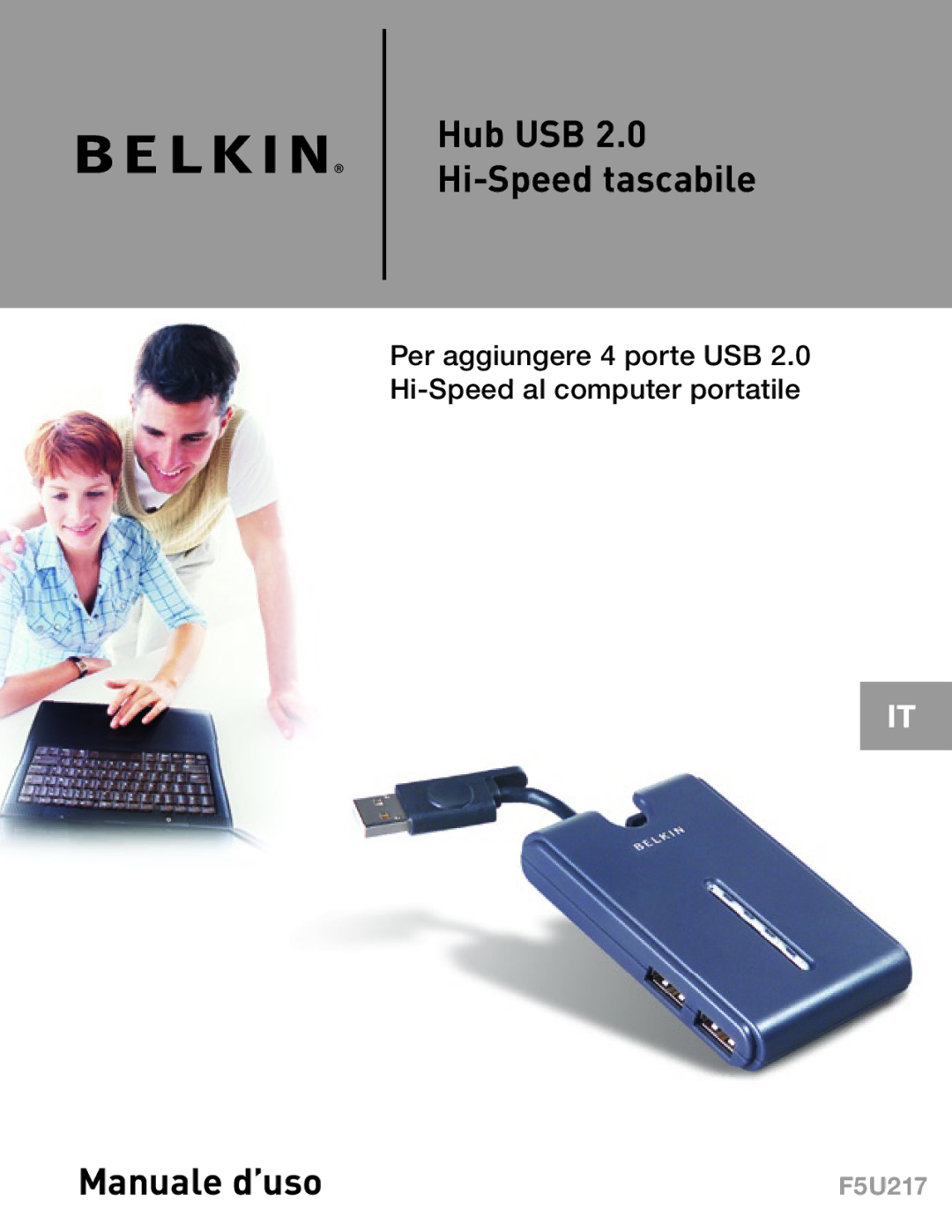 Belkin F5U217 user manual Manuale d’uso 