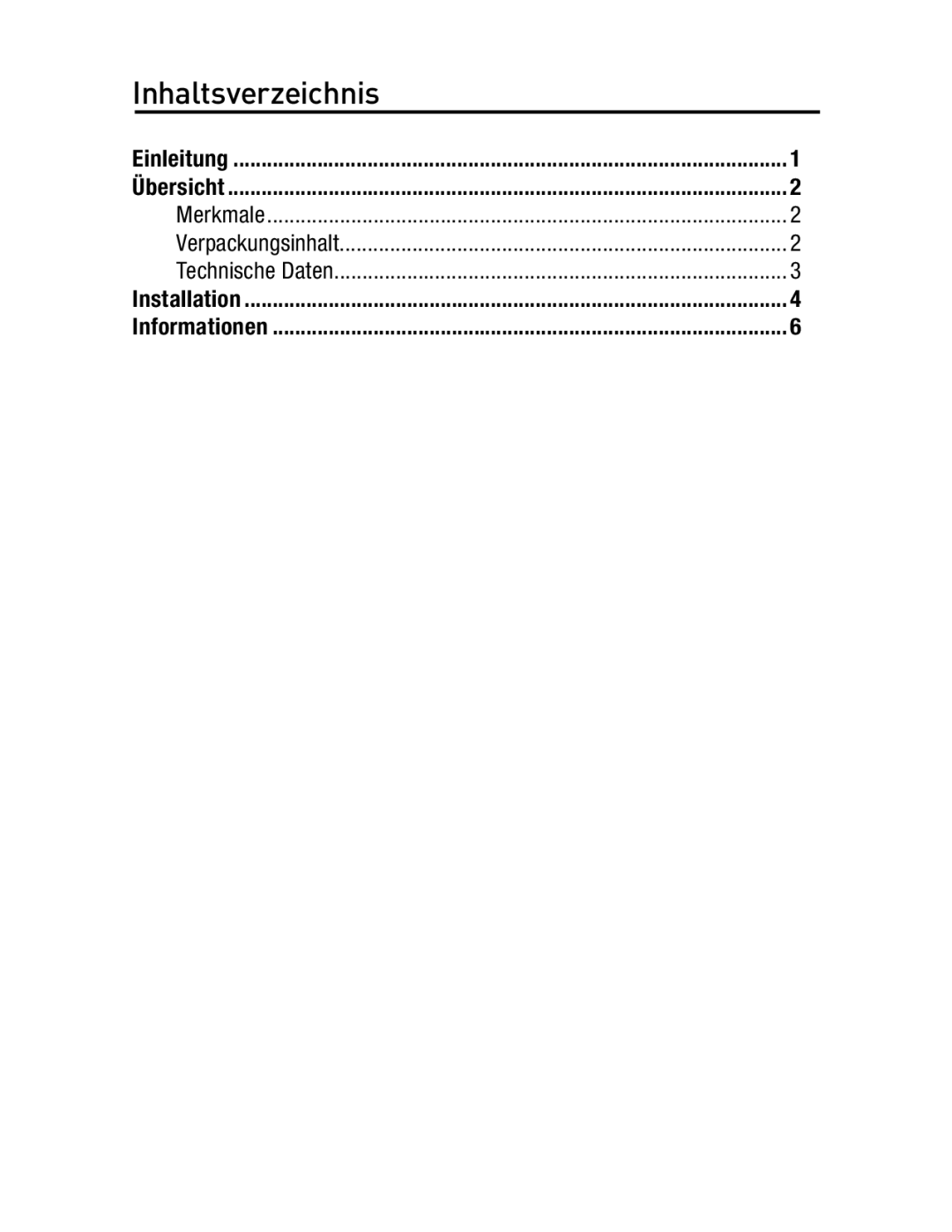 Belkin F5U234 user manual Inhaltsverzeichnis 