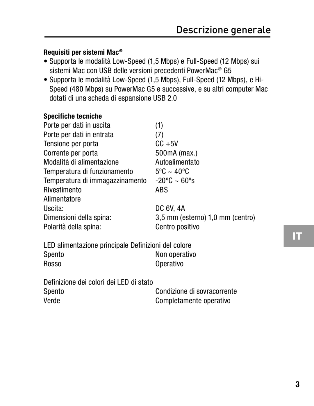 Belkin F5U237 user manual Verde 