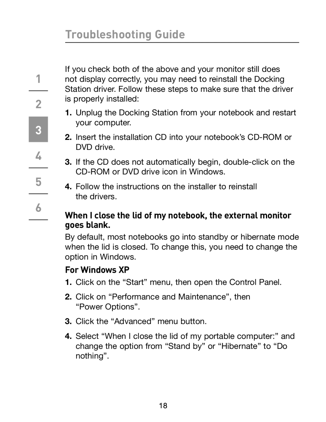 Belkin F5U273 manual For Windows XP 