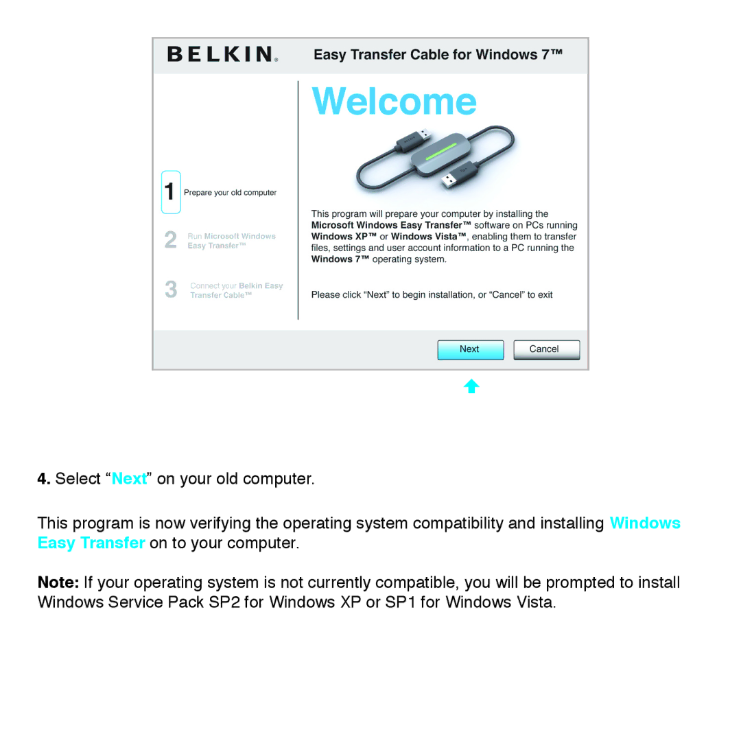 Belkin F5U279 quick start 