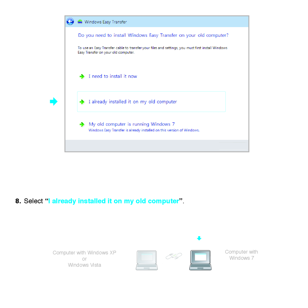 Belkin F5U279 quick start Computer with Windows XP, Windows Vista 