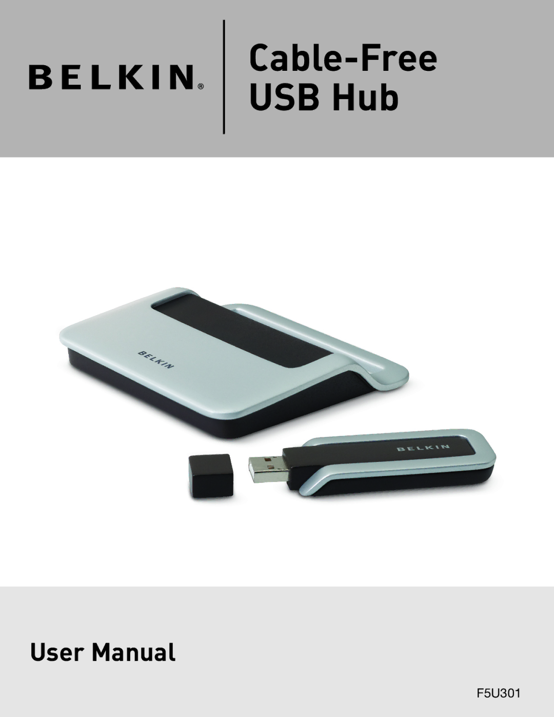 Belkin F5U301 user manual Cable-Free USB Hub 