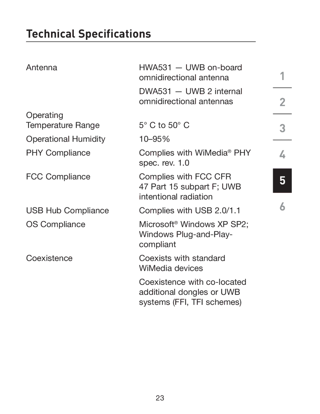 Belkin F5U301 user manual Technical Specifications 