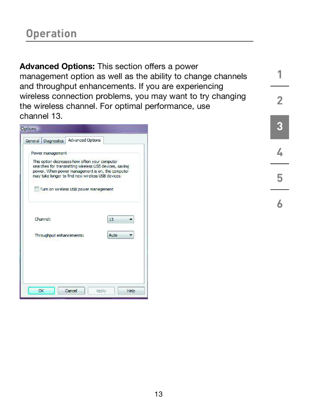 Belkin F5U303 manual Operation 