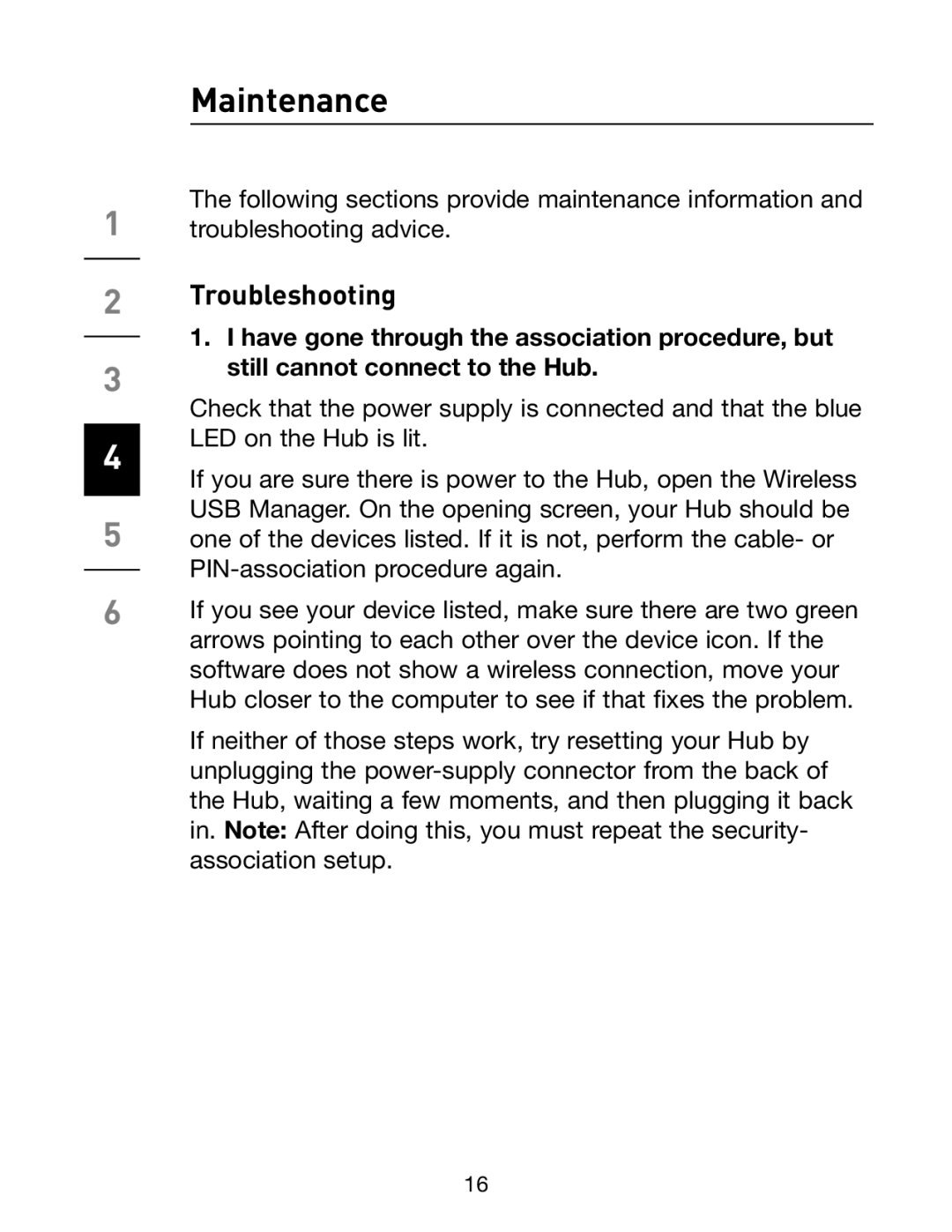 Belkin F5U303 manual Maintenance, Troubleshooting 