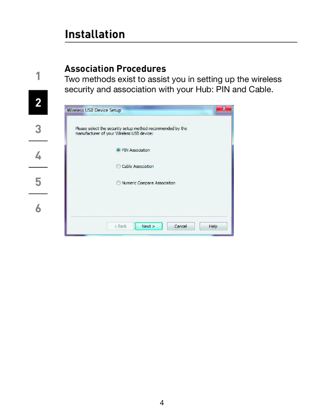 Belkin F5U303 manual Installation, Association Procedures 