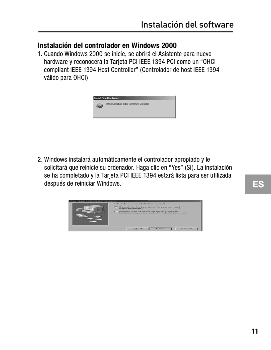 Belkin F5U502, F5U503 user manual Instalación del controlador en Windows 