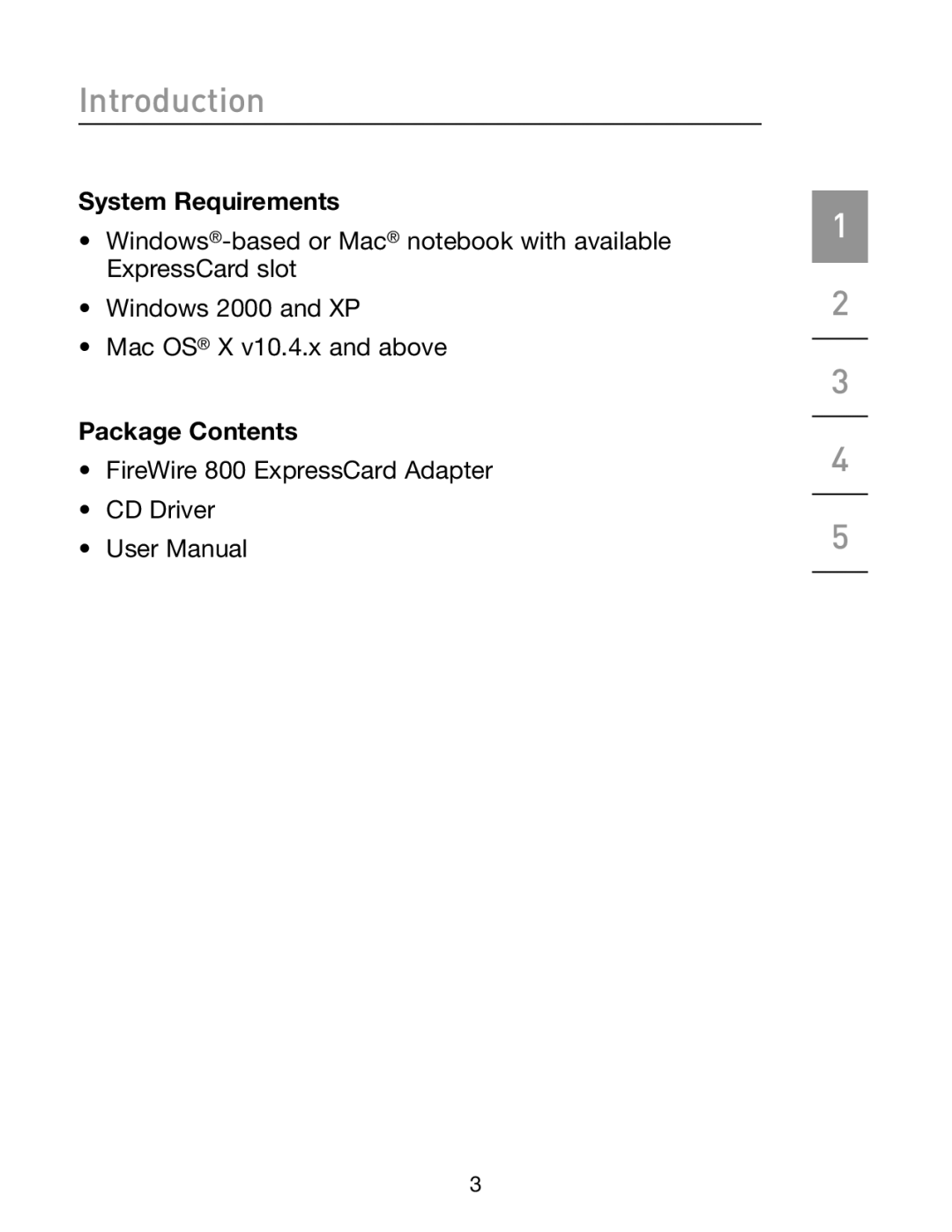 Belkin F5U514 manual System Requirements, Package Contents 